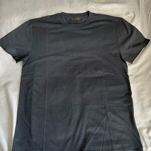 Prada Navy Blue Crewneck Men's T-Shirt